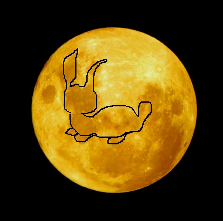 japanese moon rabbit